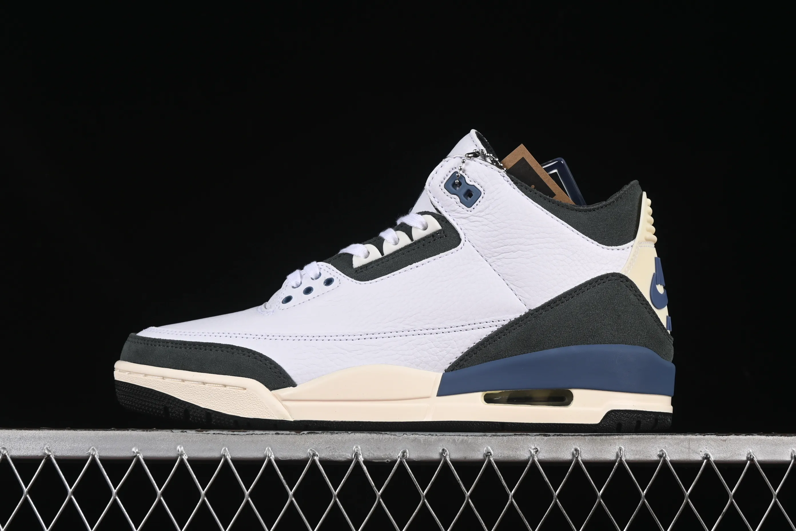 All categories Air Jordan Jordan series basketball shoes Air Jordan 3 OG version Air Jordan 3 Retro OG SP "Diffused Blue" AJ3 Joe 3 white and blue cement HV8571-100